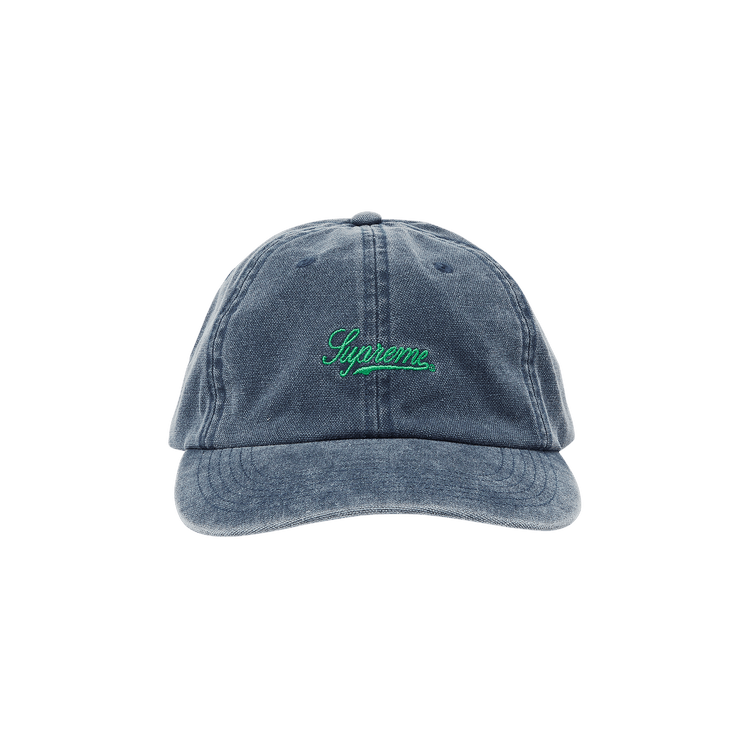 Supreme Script Logo 6 Panel 'Navy'
