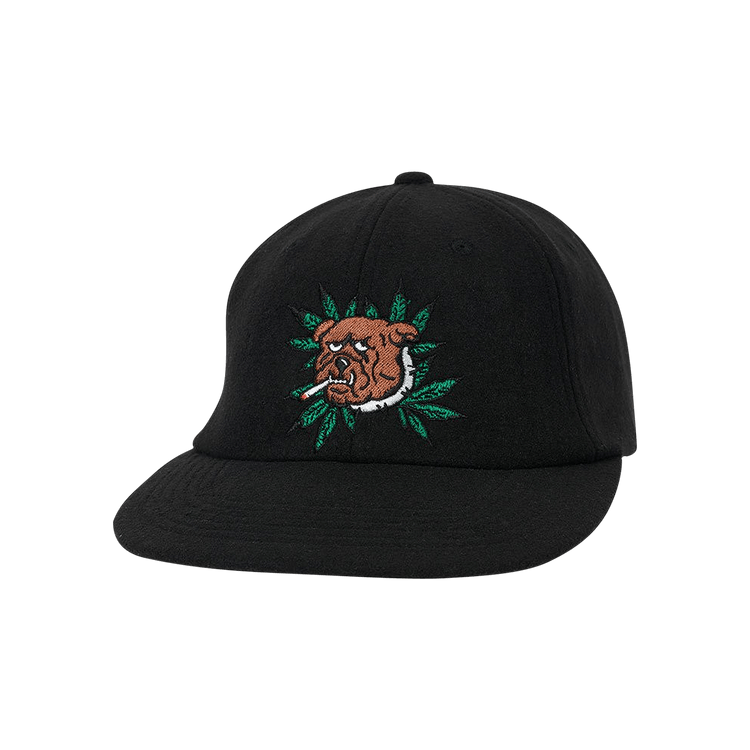 Palace Weed Bulldog Wool 6-Panel 'Black'