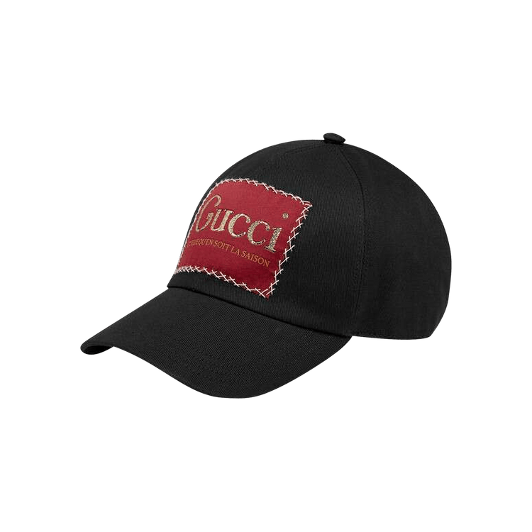 Gucci Baseball Hat With Label 'Black'