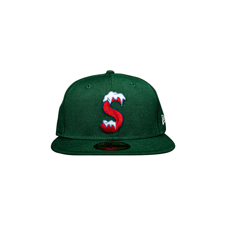 Supreme x New Era S Logo 'Bright Olive'