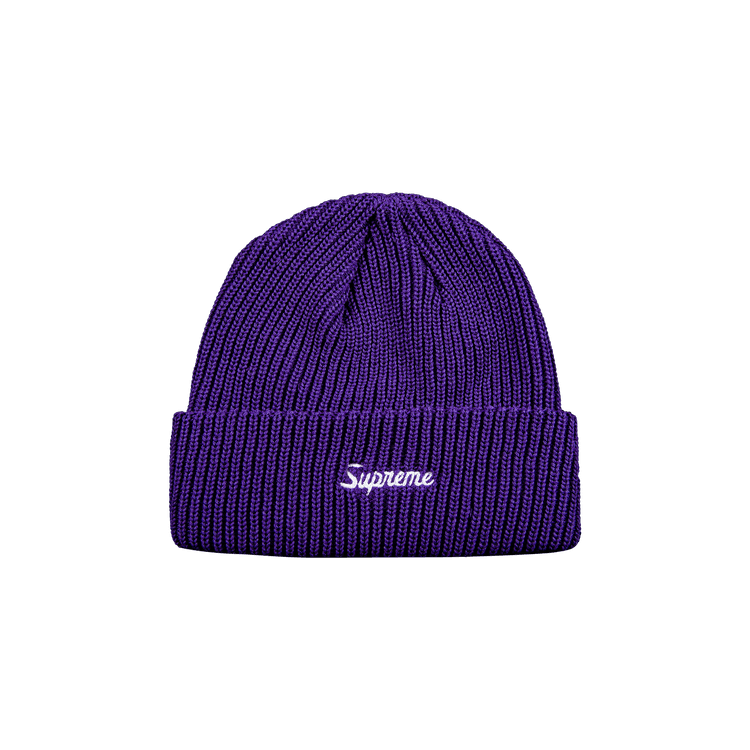 Supreme Loose Gauge Beanie 'Purple'