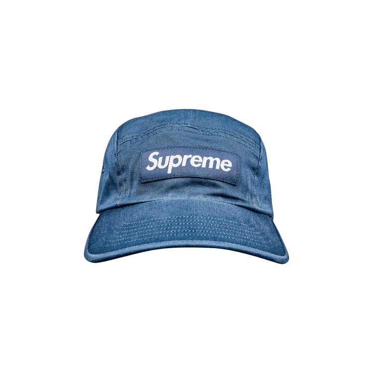 Supreme Washed Chino Twill Camp Cap 'Slate'