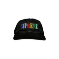 Supreme Multi Color Logo 6-Panel 'Black'