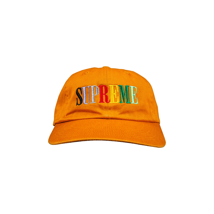 Supreme Multi Color Logo 6-Panel 'Mustard'