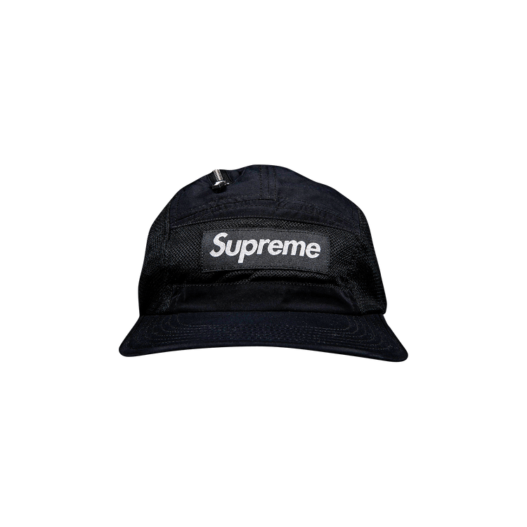 Supreme Zip Mesh Camp Cap 'Black'