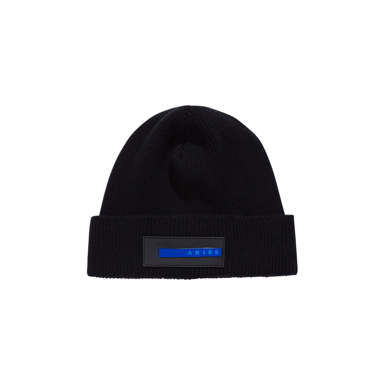 Aries Rubber Patch Beanie 'Black'