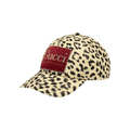 Gucci Canvas Baseball Cap With Label 'Coffee/Black'