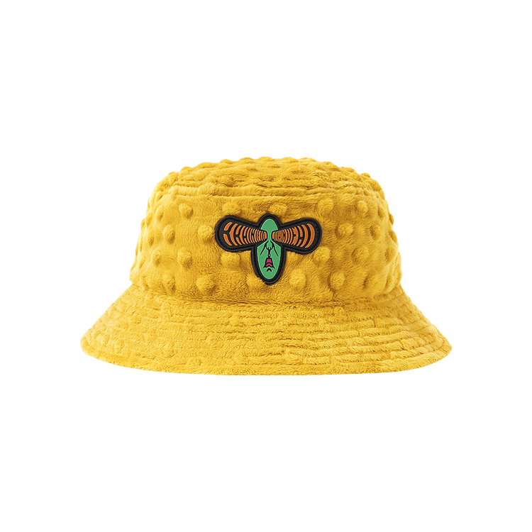 Brain Dead Embossed Fur Bucket Hat 'Yellow'