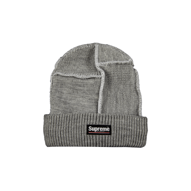 Supreme Paneled Seam Beanie 'Heather Grey'