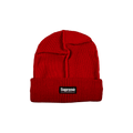 Supreme Paneled Seam Beanie 'Red'