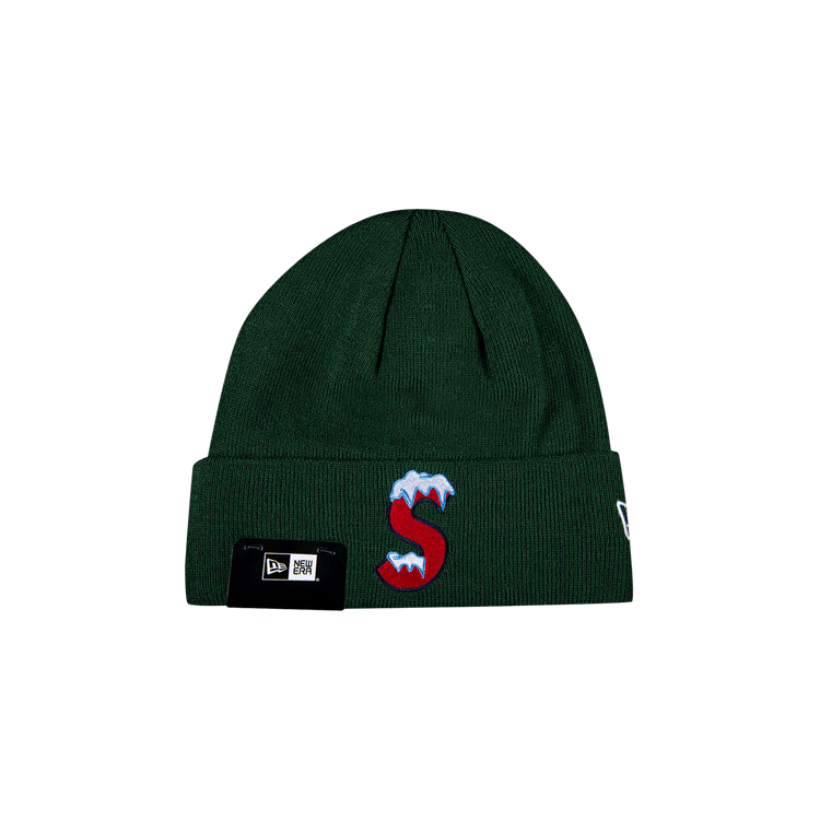Supreme x New Era S Logo Beanie 'Green'