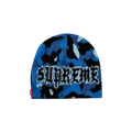 Supreme Paris Camo Beanie 'Blue Camo'