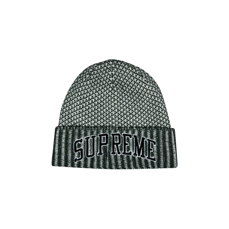 Supreme Fair Isle Beanie 'Dark Olive'