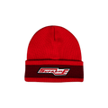 Supreme Cuff Stripe Beanie 'Red'