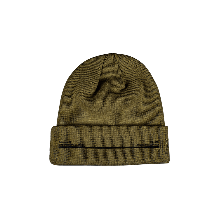 Supreme x New Era Shop Beanie - San Francisco 'Light Olive'
