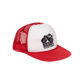 Rhude Malibu Derby Trucker Cap 'Red/White'