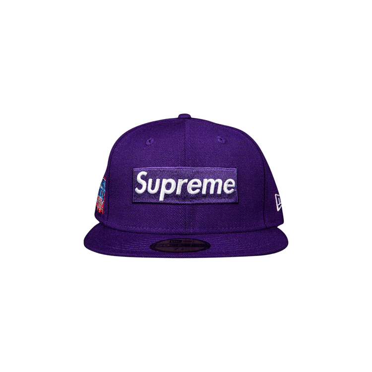 Supreme World Famous Box Logo New Era 'Purple'