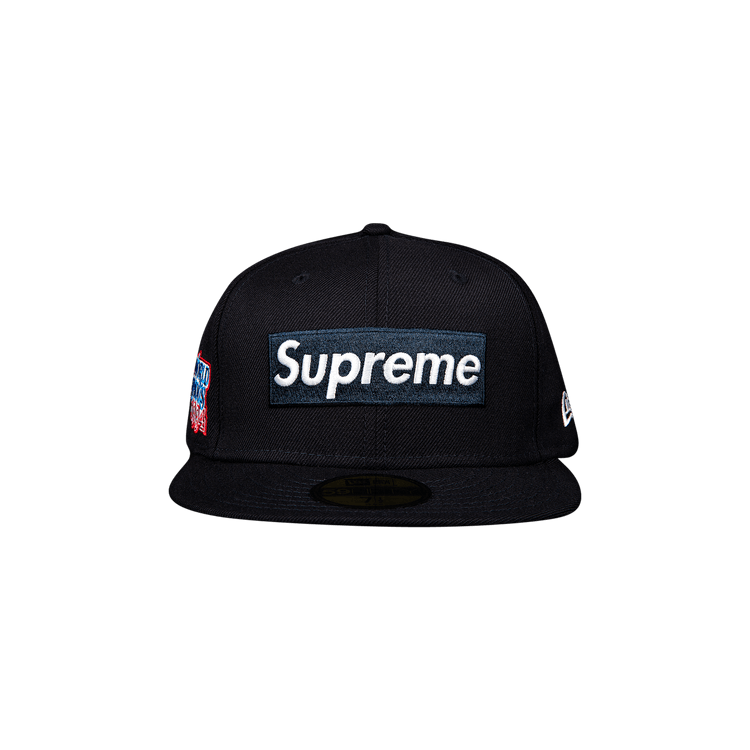 Supreme World Famous Box Logo New Era 'Navy'