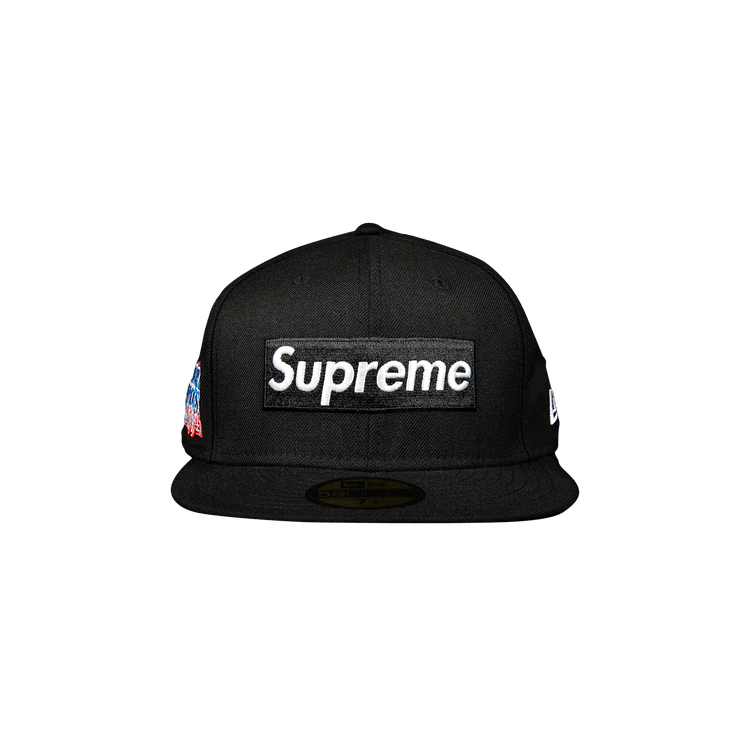 Supreme World Famous Box Logo New Era 'Black'