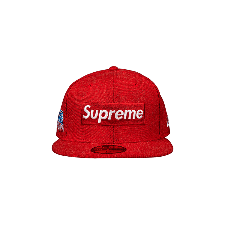 Supreme World Famous Box Logo New Era 'Red'