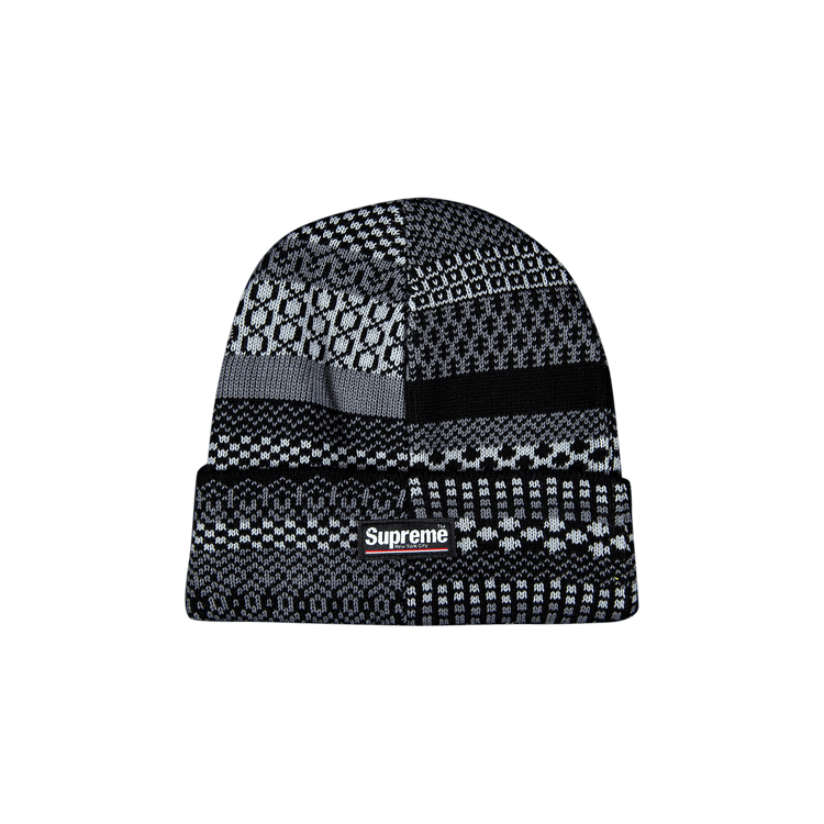 Supreme Multi Pattern Beanie 'Black'