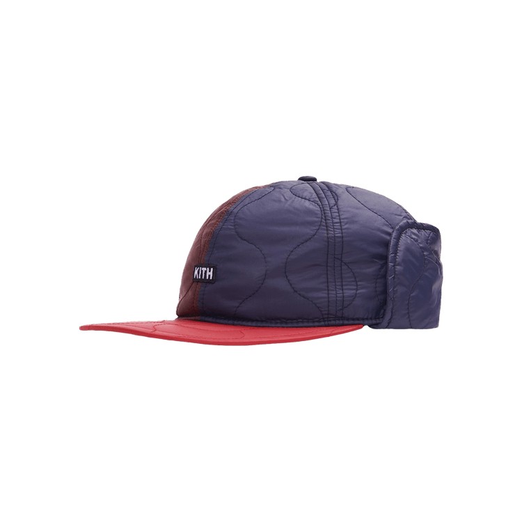 Kith Quilted Colorblocked Ear Flap Cap 'Multi'