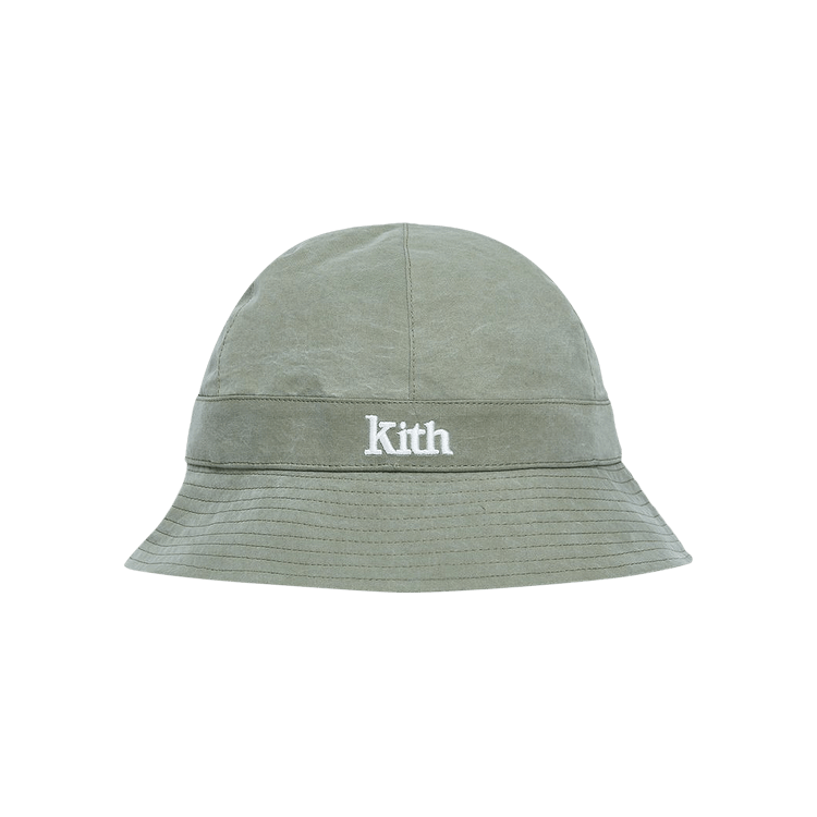 Kith Sandwash Cotton Bucket Hat 'Olive'