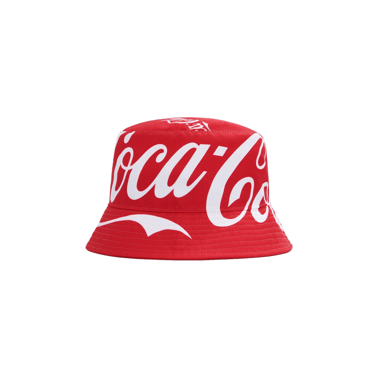 Kith x Coca-Cola x Mitchell & Ness Coke Is It Bucket Hat 'Red/Multi'