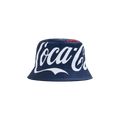 Kith x Coca-Cola x Mitchell & Ness Coke Logo Bucket Hat 'Navy/Multi'