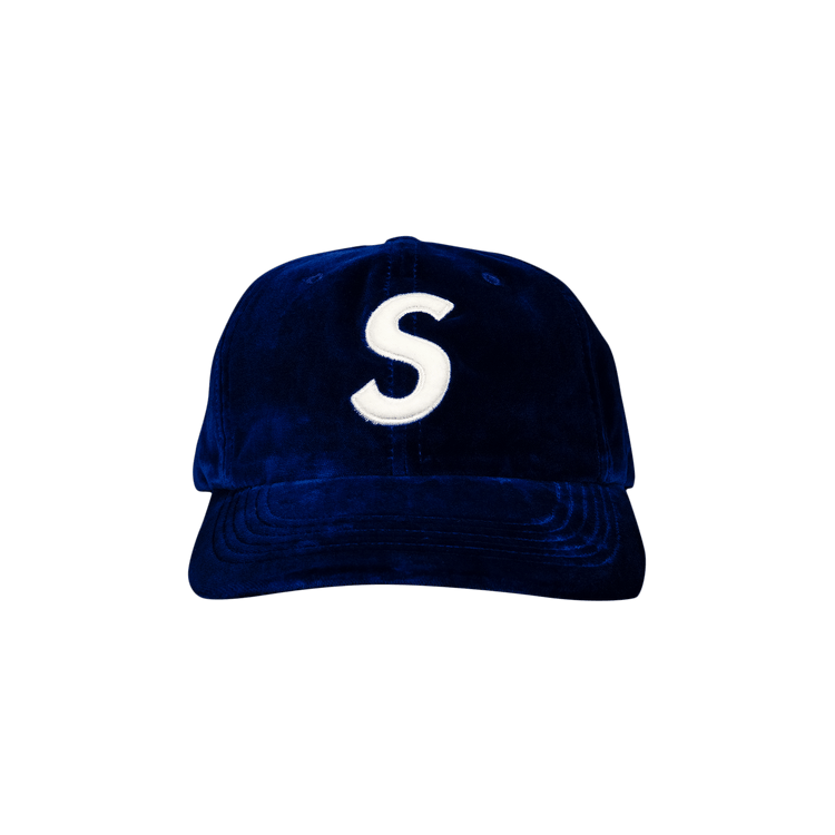 Supreme Velvet S Logo 6-Panel 'Royal'