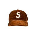 Supreme Velvet S Logo 6-Panel 'Tan'