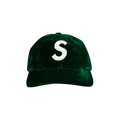 Supreme Velvet S Logo 6-Panel 'Green'