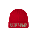 Supreme World Famous Beanie 'Red'