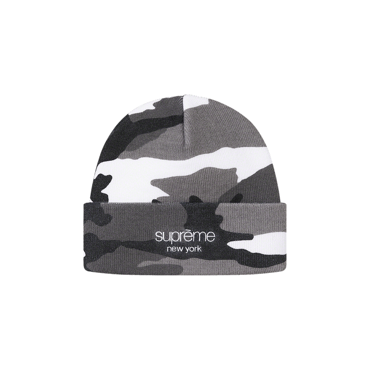 Supreme Radar Beanie 'Snow Camo'