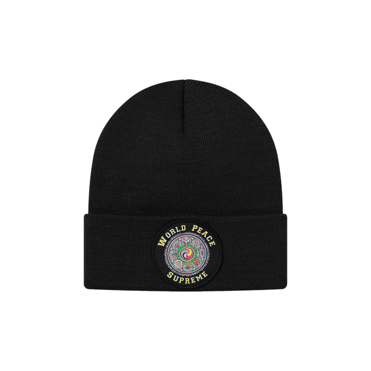Supreme World Peace Beanie 'Black'
