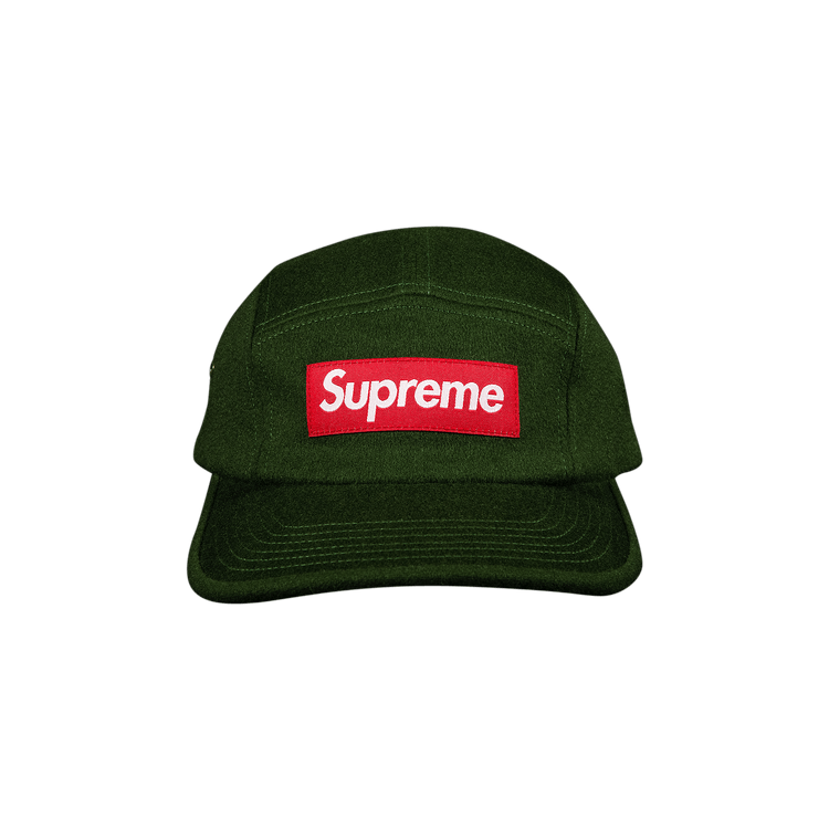 Supreme Wool Camp Cap 'Dark Green'