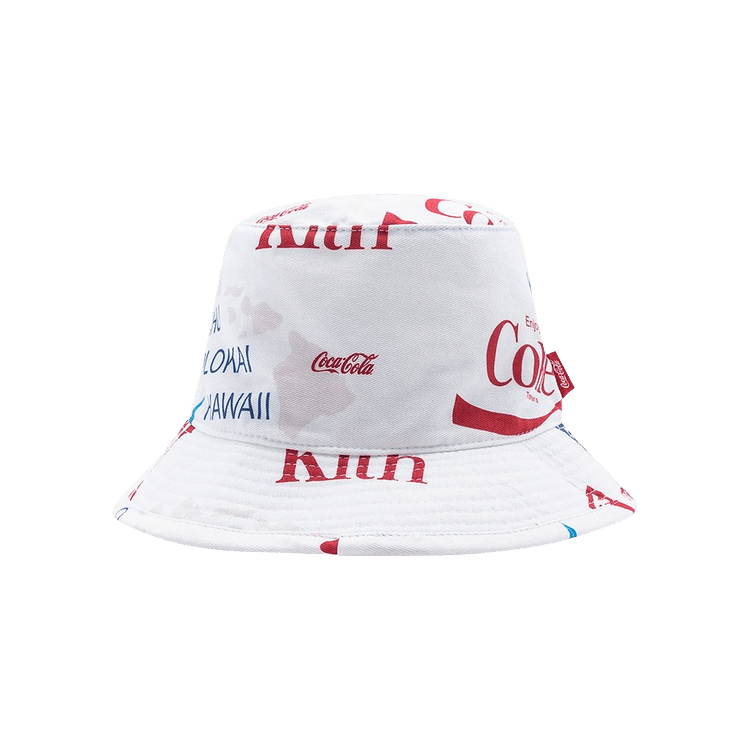 Kith x Coca-Cola Hawaii Bucket Hat 'White'