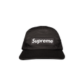 Supreme Inset Logo Camp Cap 'Black'