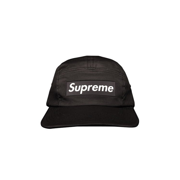 Supreme Inset Logo Camp Cap 'Black'