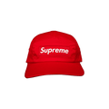 Supreme Inset Logo Camp Cap 'Red'