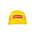 Supreme Inset Logo Camp Cap 'Yellow'