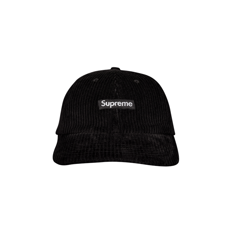 Supreme Ripple Corduroy Small Box 6-Panel 'Black'