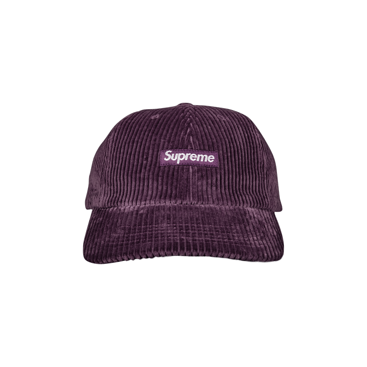 Supreme Ripple Corduroy Small Box 6-Panel 'Purple'