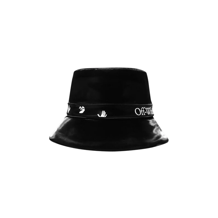 Off-White Logo Rain Cap 'Black/White'