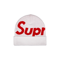 Supreme Big Logo Beanie 'White'