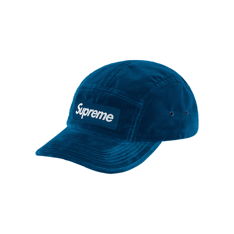 Supreme Velvet Camp Cap 'Dark Teal'