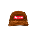 Supreme Velvet Camp Cap 'Brown'