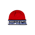 Supreme Double Logo Facemask Beanie 'Red'
