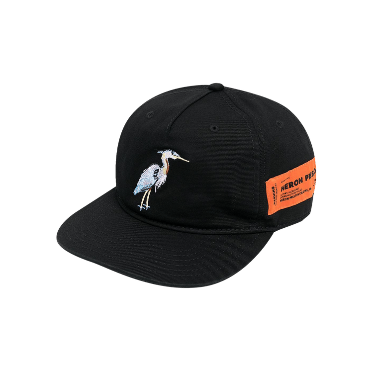 Heron Preston Heron Emboidery Baseball Cap 'Black/Light Blue'