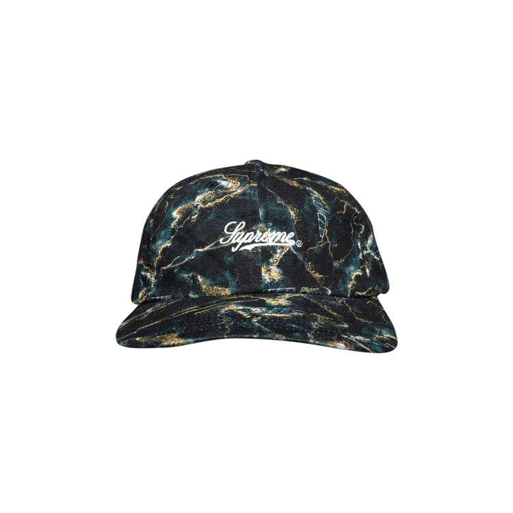 Supreme Marble 6-Panel 'Black'